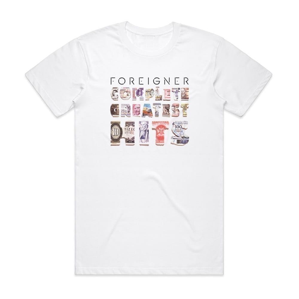 Foreigner Greatest Hits Album Cover Classic Rock Fan T-Shirt